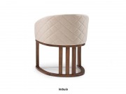 Poltrona Cadeira com Braço em Madeira Maciça 275 Aylla