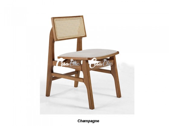 Cadeira com Encosto em Tela 6675 Summer de Madeira Maciça