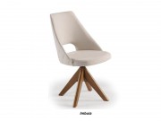 Conjunto Mesa de Jantar Esmeralda 1.80 x 1.00 Retangular com 06 Cadeiras Giratorias Coral