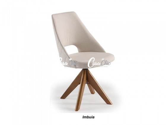 Cadeira Giratoria M1380 Betania de Madeira Maciça