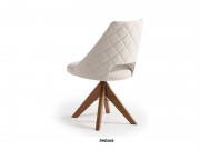 Cadeira Giratoria M1380 Betania de Madeira Maciça