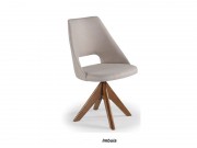 Conjunto Mesa de Jantar com 06 Cadeiras Giratorias Safira e Mesa Safira Redonda 1.40 x 1.40