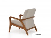 Poltrona em Madeira Maciça 359 Lina