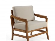 Poltrona com Corda em Madeira Maciça 357 Savana