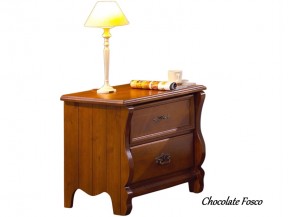 Mesa de Cabeceira Criado Mudo 02 Gavetas 5044 Marbella Domus