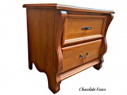 Mesa de Cabeceira Criado Mudo 02 Gavetas 5044 Marbella Domus