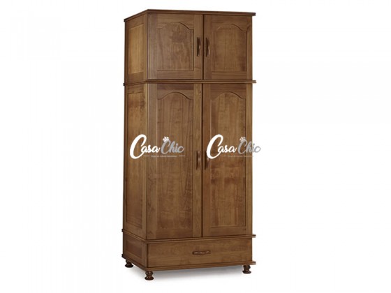 Armario Roupeiro Guarda Roupa 04 Portas 1.00 m 1020 New Domus