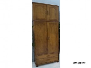 Armario Roupeiro Guarda Roupa 04 Portas 1.00 m 1020 New II Domus