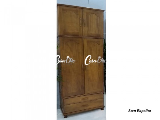 Armario Roupeiro Guarda Roupa 04 Portas 1.00 m 1020 New II Domus