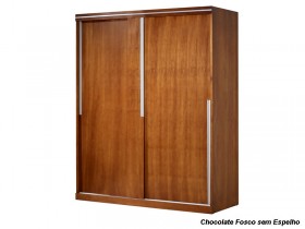 Roupeiro Armario Guarda Roupa 1.80 m 02 Portas 8813-8823 Onyx Domus Moveis
