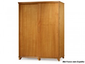 Roupeiro Armario Guarda Roupa 1.82 m 02 Portas 7023-7123 Slim Espelhado Domus Moveis