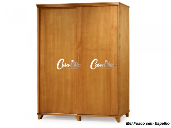 Armario Roupeiro Guarda Roupa Espelhado 02 Portas 1.82 m 7023-7123 Slim Domus