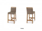 Conjunto Mesa Bistro Loft Dobravel com 02 Banquetas 1.00 x 1.30 Oval