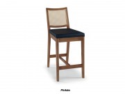 Conjunto Bistro com 02 Banquetas Patacho e Mesa Dobravel Patacho Oval 1.00 x 1.30