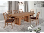 Conjunto Mesa de Jantar Itapoa Verona Elastica Extensivel com 08 Cadeiras 2.10 ou 2.70 x 1.00 Retangular