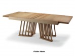 Mesa de Jantar Suiça 1146 Elastica Extensivel  1.80 ou 2.40 x 0.90 Retangular