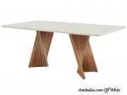 Conjunto Mesa de Jantar Lavinia Julia com 06 Cadeiras 2.00 x 1.00 Retangular