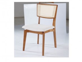 Cadeira em Madeira Maciça com Encosto em Tela Naomi 10360