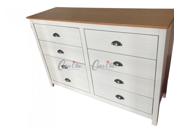 Comoda Miranda 9102 08 Gavetas 1.25 m COM ENTREGA IMEDIATA