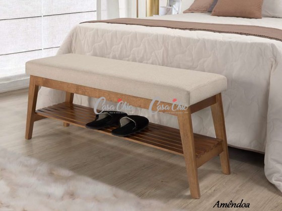 Recamier Calçadeira Georgia com Sapateira 1.10 m