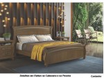 Cama Casal Apolo com Rattan