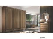 Armario Roupeiro Guarda Roupa com Rattan 03 Portas 2.77 m Zeus