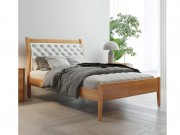 Cama Solteiro Vivare Estofada Capitone