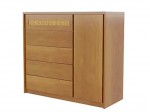 Comoda Sapateira Únique 05 Gavetas 1.10 m