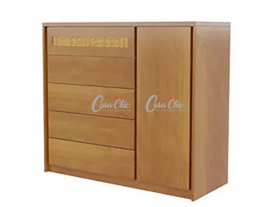 Comoda Sapateira Únique 05 Gavetas 1.10 m