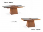 Mesa de Jantar Berlim Elastica Extensivel 1.10 ou 1.70 x 0.80 Retangular