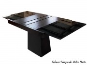Mesa de Jantar Elastica Extensivel Berlim Duo Retangular 1.10 ou 1.70 x 0.80