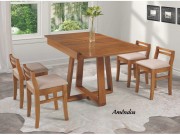 Mesa de Jantar Dubai Elastica Extensivel 0.90 ou 1.30 x 0.80 Retangular