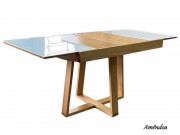 Mesa de Jantar Elastica Extensivel Italia Duo Retangular 1.10 ou 1.70 x 0.80