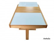 Mesa de Jantar Elastica Extensivel Italia Duo Retangular 1.10 ou 1.70 x 0.80