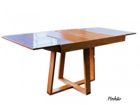 Mesa de Jantar Laf Móveis Italia Elastica Extensivel 1.10 ou 1.70 x 0.80 Retangular COM ENTREGA IMEDIATA