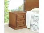 Criado Mudo Mesa de Cabeceira Romana com Rattan