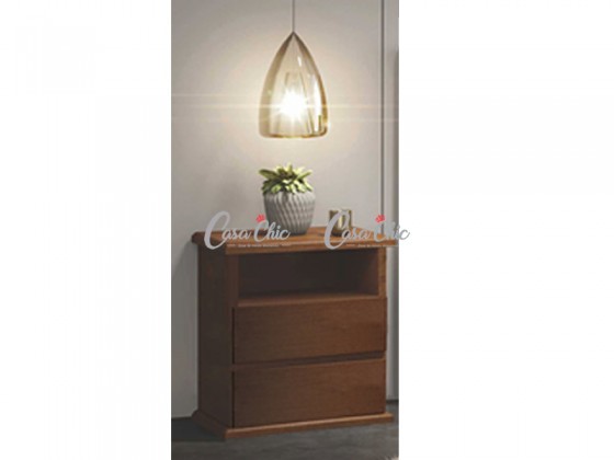 Mesa de Cabeceira Criado Mudo 02 Gavetas Lisboa 02