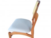 Cadeira com Encosto em Tela 0150 Violeta de Madeira Maciça