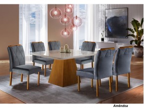 Conjunto Mesa de Jantar Rubi com 08 Cadeiras 1.35 x 1.35 Quadrada