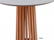 Conjunto Mesa Bistro Safira Cristal com 02 Banquetas 0.80 x 0.80 Redonda