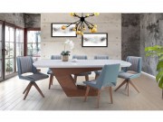 Cadeira Giratoria 18316 Vick de Madeira Maciça