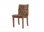 Cadeira com Capitone 20018 Zahra de Madeira Maciça
