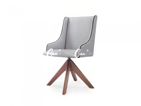 Cadeira Giratoria com Cordão 20025 Filipinas de Madeira Maciça