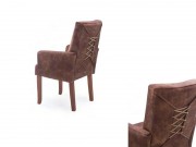 Poltrona Cadeira com Braço 20031 Fenix de Madeira Maciça