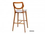 Banqueta Prisma Angelica Encosto em Tela