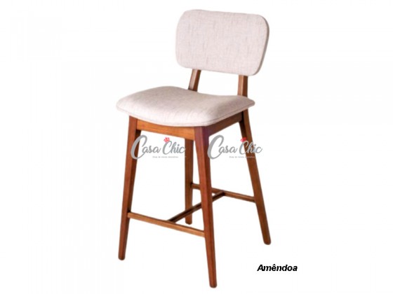 Banqueta Prisma Floripa Estofada