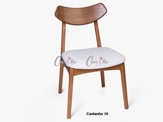 Cadeira Argelia Encosto em Madeira