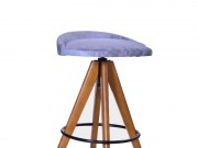 Banqueta em Madeira Maciça Alta M39 Carly