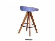 Banqueta em Madeira Maciça Alta M39 Carly