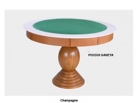 Mesa de Jantar e Jogos Faro Duo M011 1.20 x 1.20 Redonda